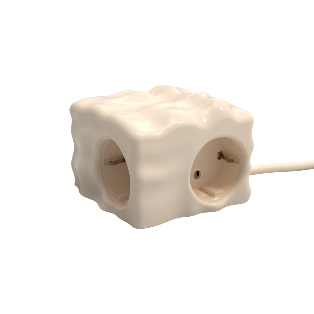 Cumulus+ case-skal till Cuboid+ grenuttag, Beige