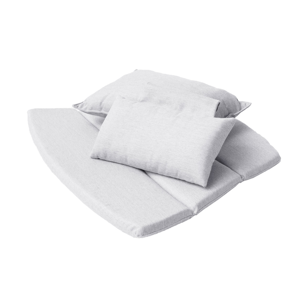 Breeze dynset loungefåtölj hög rygg, Cane-line Natté light grey