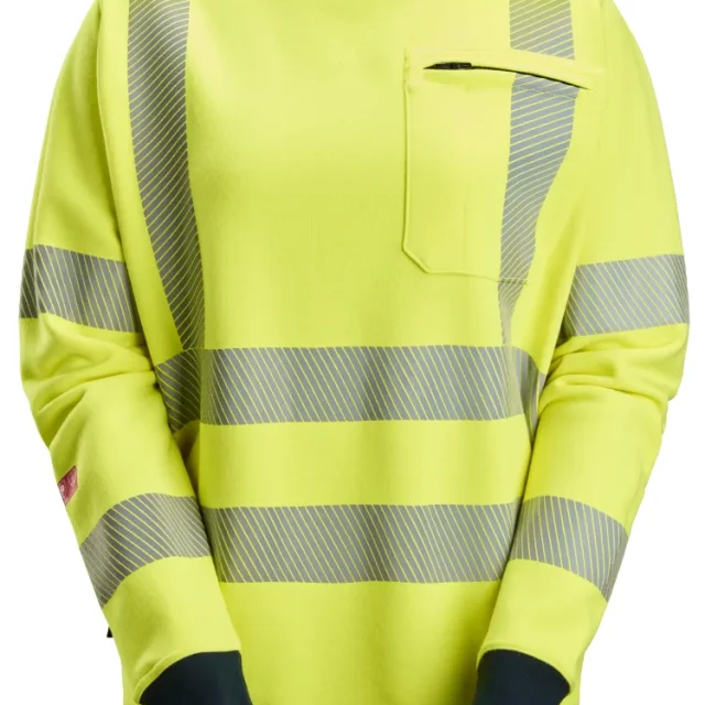 Snickers Workwear 2876-6695 Tröja varsel, gul/marinblå M