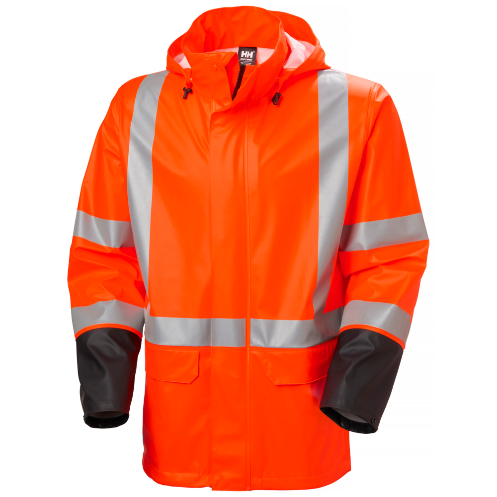 REGNJACKA 70155 ADDVIS KL3 HV ORANGE L