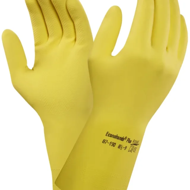 Ansell AlphaTec 87-190 Kemskyddshandske Latex 6,5-7