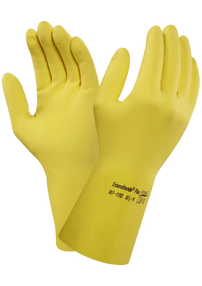 Ansell AlphaTec 87-190 Kemskyddshandske Latex 6,5-7