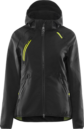 SOFTSHELLJACKA DAM 4872 GBF SVART STL XL
