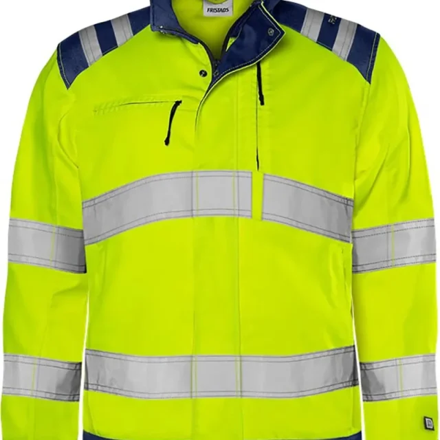 Fristads 4067 GPLU Varseljacka varselorange/marinblå Varselorange/Marinblå