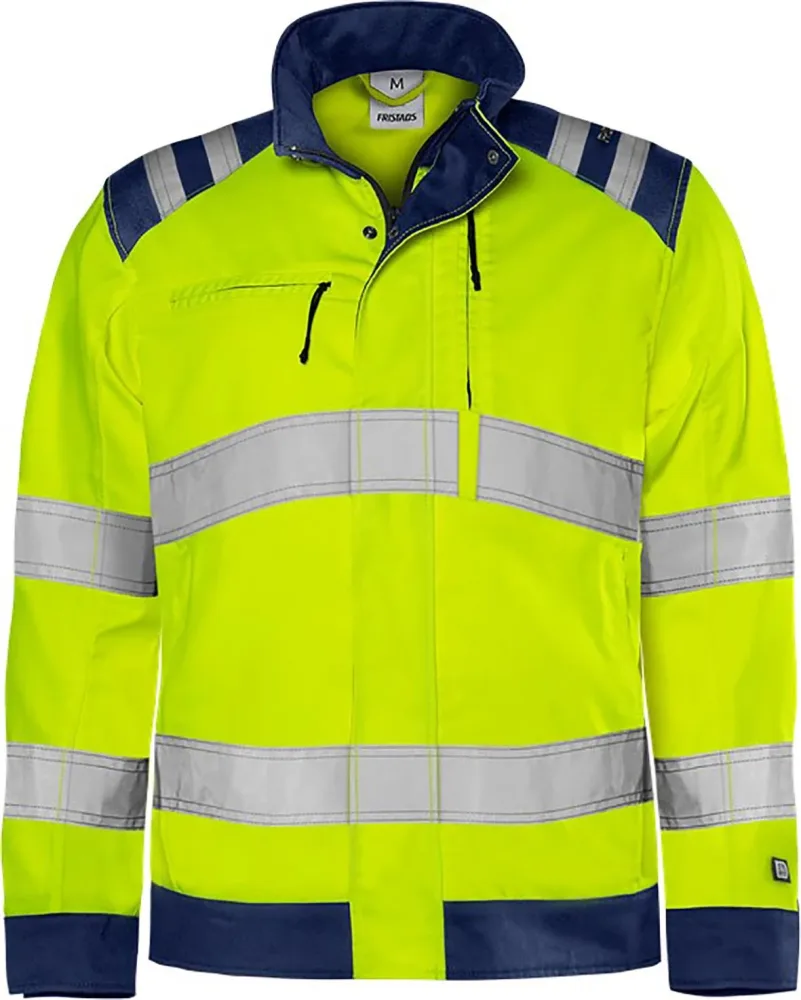 Fristads 4067 GPLU Varseljacka varselorange/marinblå Varselorange/Marinblå