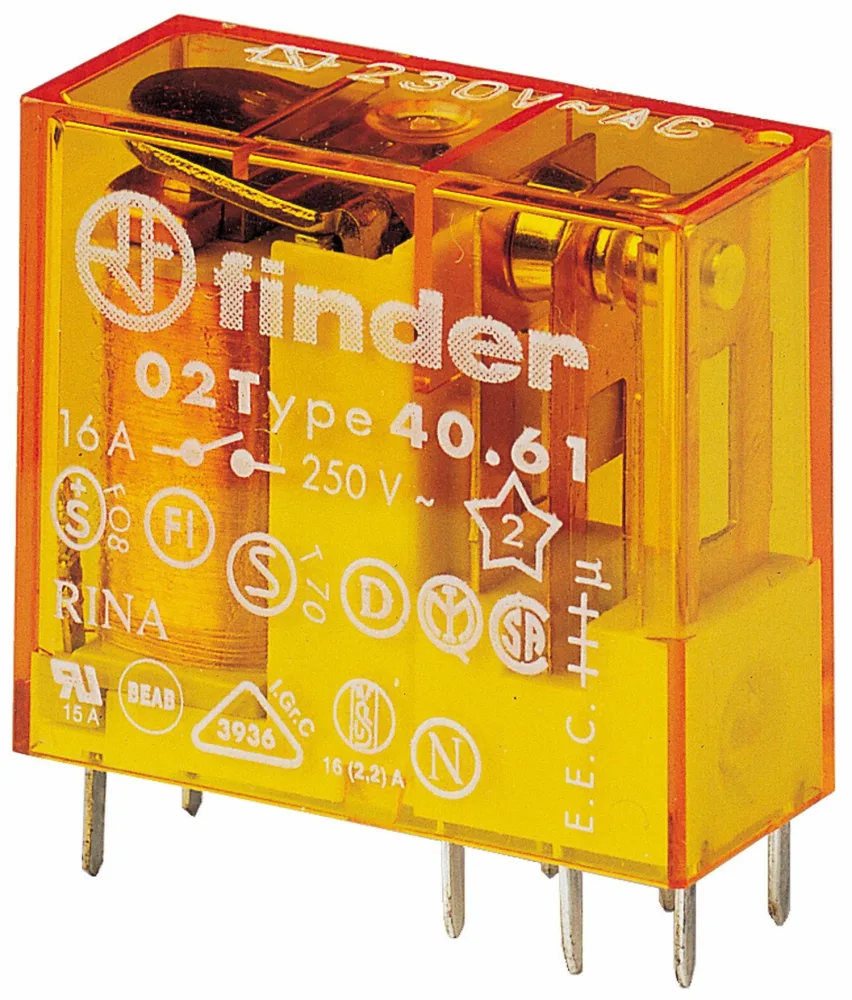 Finder F40528230 Relä 230 V AC 2-pol, 8A - Bild 2