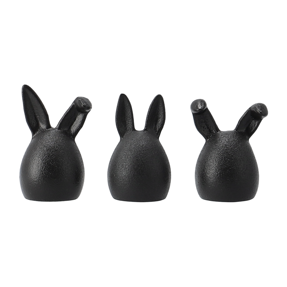 Triplets påskhare 3-pack, Cast iron