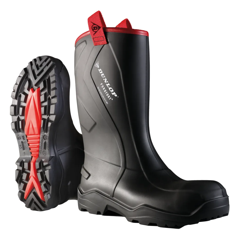 Dunlop Purofort+ Rugged Skyddsstövel svart, S5 41