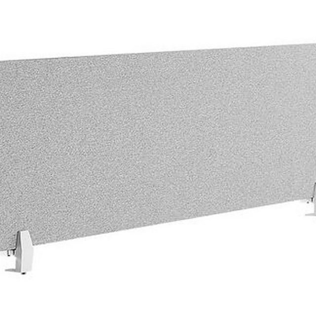 Avskärmning för skrivbord 180x40 cm grå WALLY