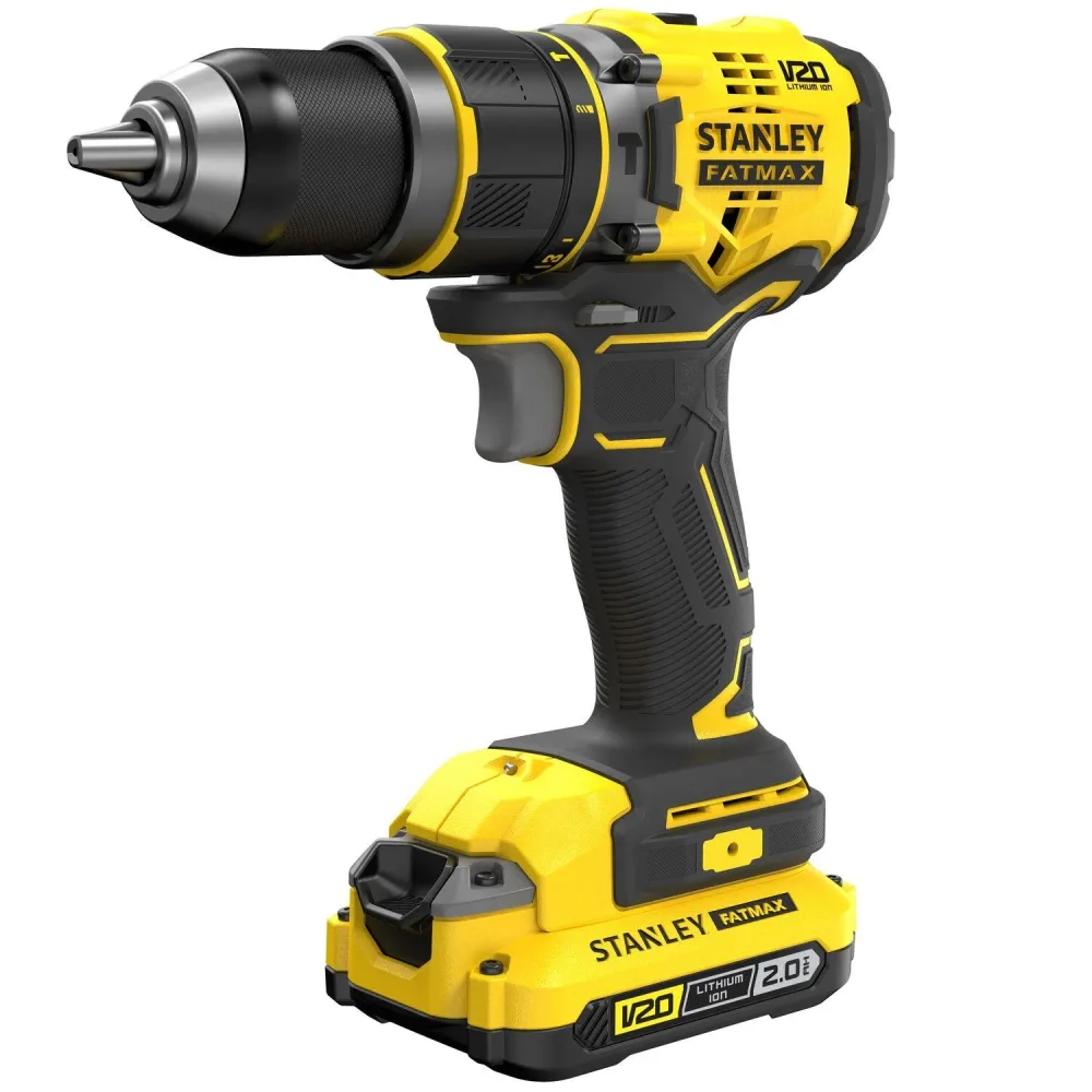 STANLEY FatMax SFMCD721D2K-QW Slagskruvdragare med batterier och laddare