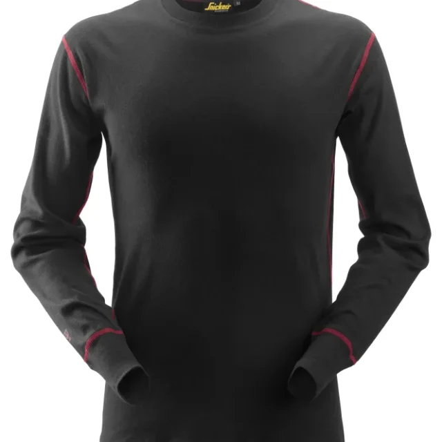 Snickers Workwear 9461 ProtecWork Undertröja svart, flamskydd 3XL