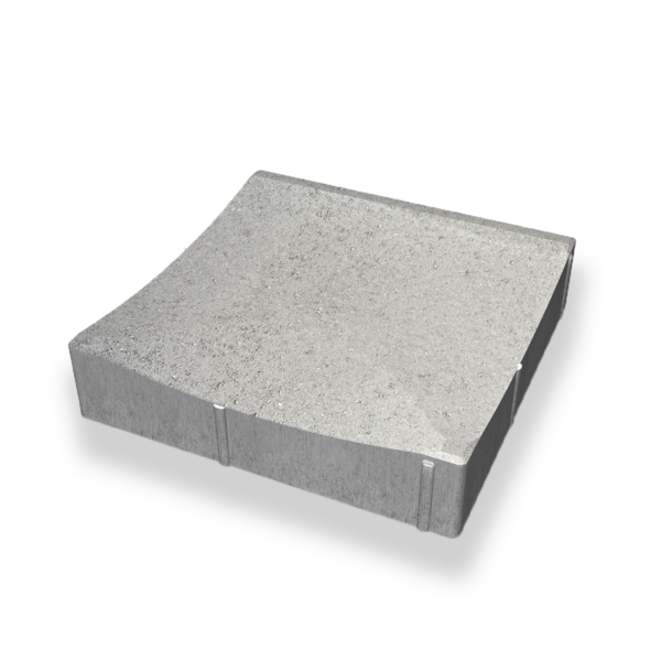 MARKPLATTA BENDERS RÄNNDAL STARK TYP T, GREN GRÅ S 350X350X52/65MM