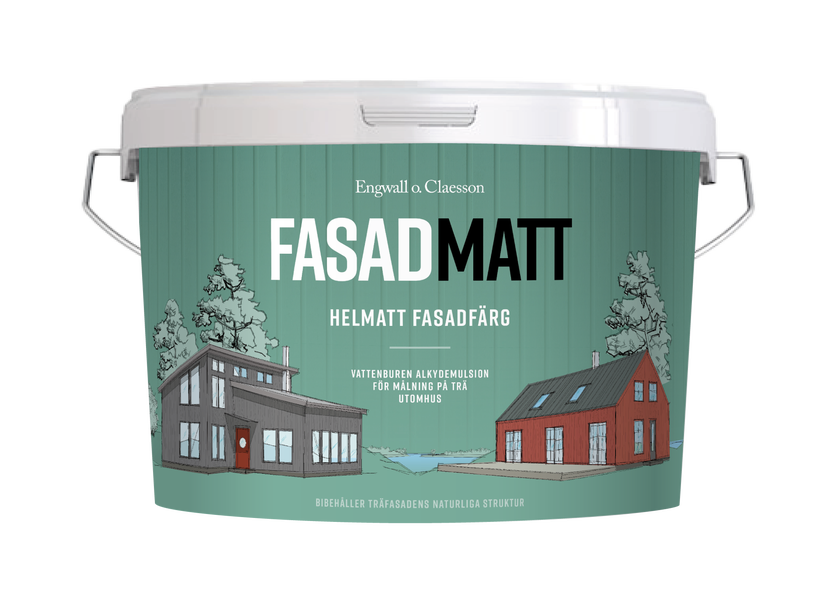 Lasol Fasadmatt 5 L 9330 Röd