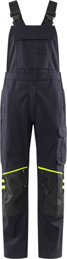 HÄNGSLEBYXA FRISTADS 1180 FSS FLAM MÖRK, MARINBLÅ/GUL STL C44