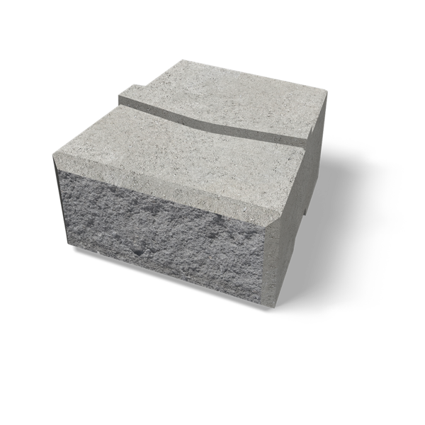 MURSTEN BENDERS GRÅ 200/150X200X100, STACKSTONE