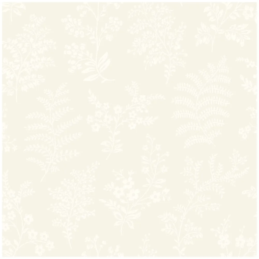 Fiona Home NW Pressed Flowers 201001 Vit Tapet | Stuvbutiken