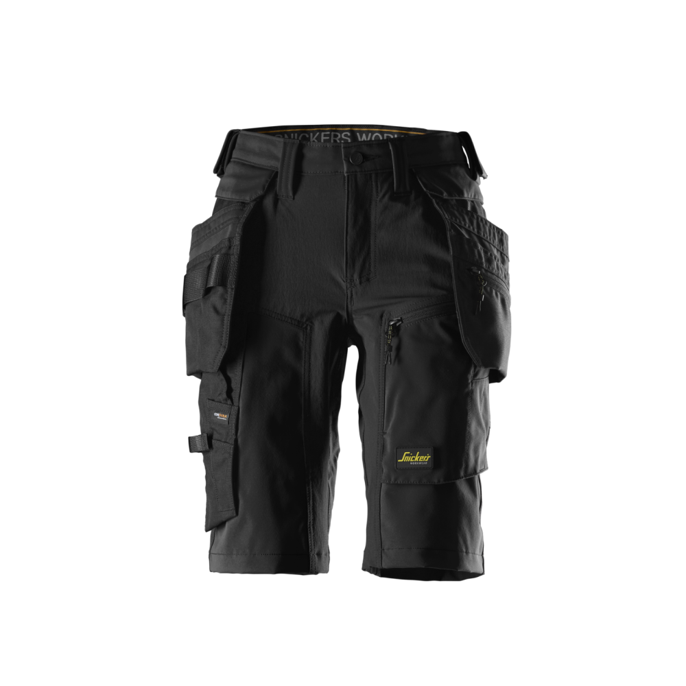STRETCHSHORTS DAM AW HF SVART STL 34