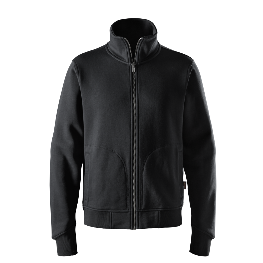 SWEATSHIRTJACKA TJOCK SVART STL XXL