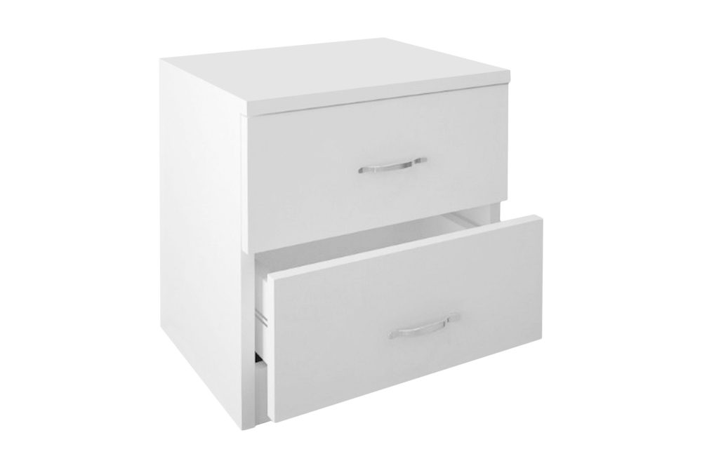 Decorotika Sängbord 40 cm med Förvaring 2 Lådor