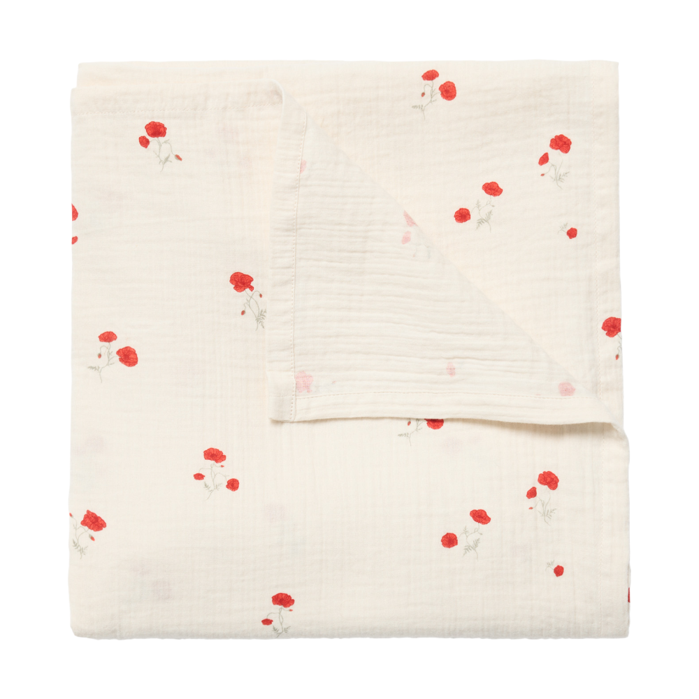 Poppy Muslin swaddle filt, 110x110 cm