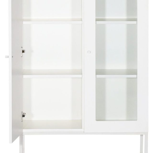 Edge highboard - Vit högtryckslaminat (HPL)
