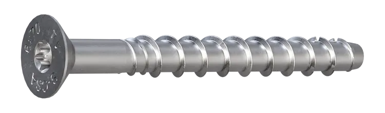 Sormat DIY S-CSA CS 9640095883 Betongskruv T30, A4, rostfri 6x70/25/15 mm, 6-pack - Bild 2