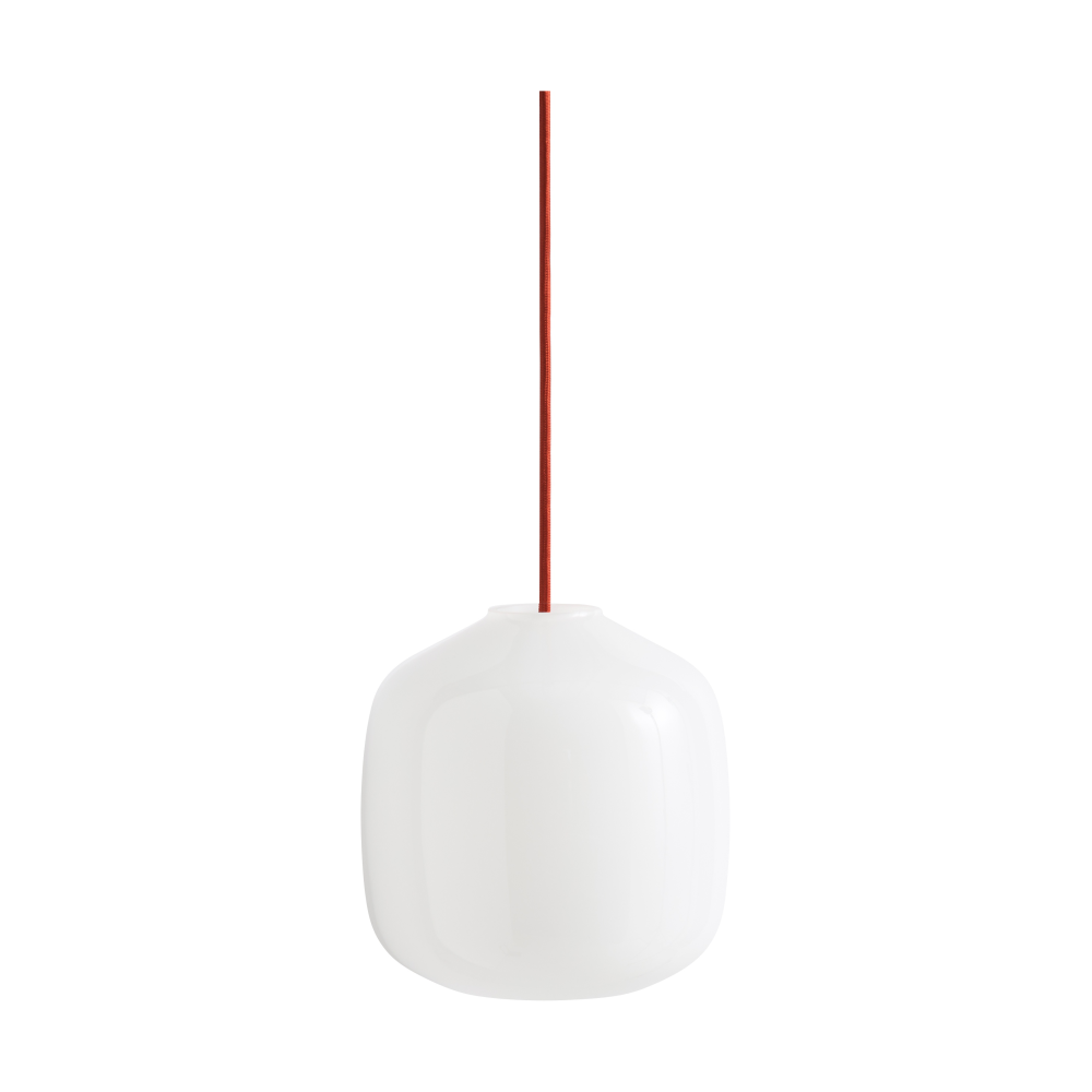 Buoy pendel Ø20 cm, Opal glass-rusty red