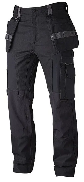 Top Swede 237 Arbetsbyxa med stretch, svart D104