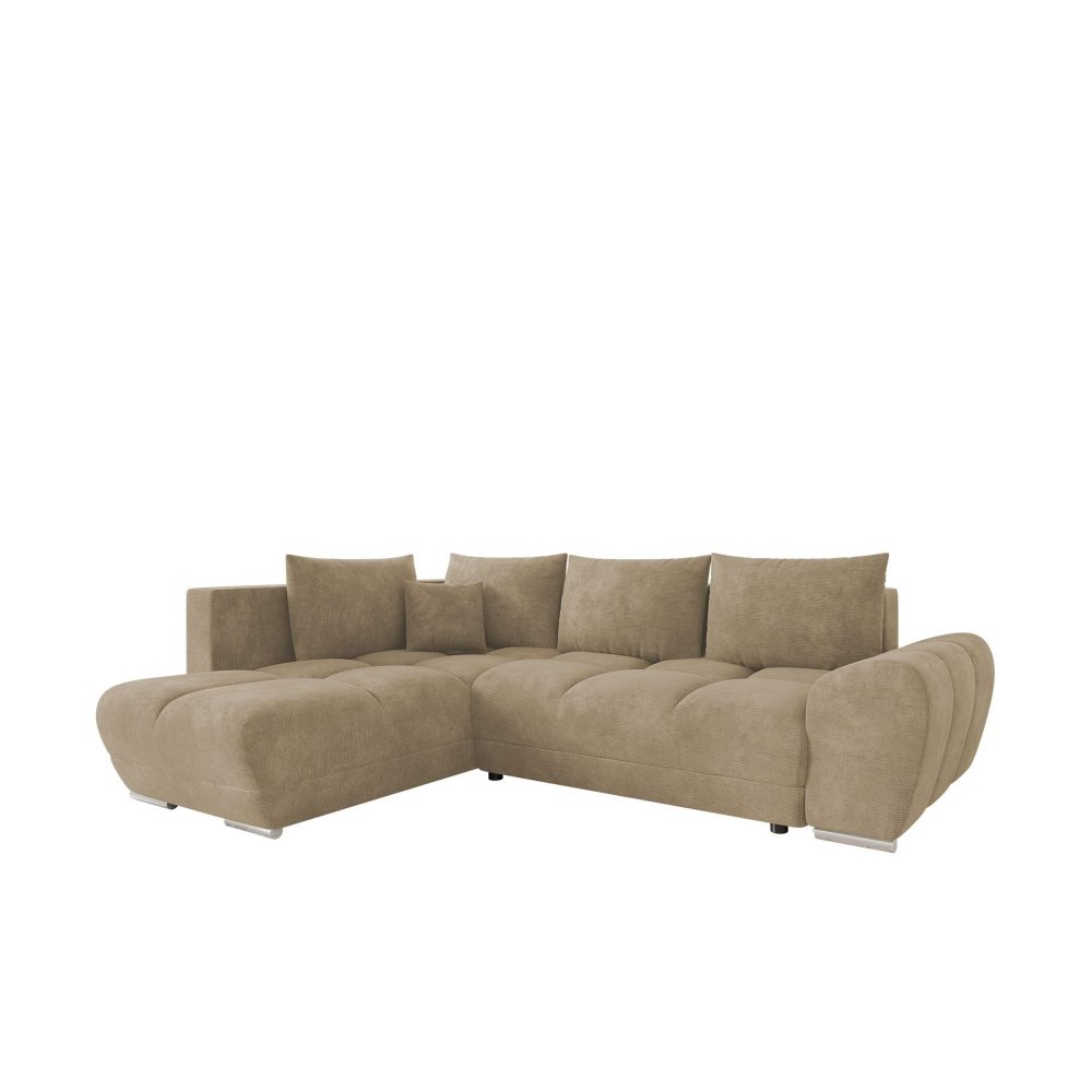 Ostra 4-sits Bäddsoffa divan med vänster förvaring