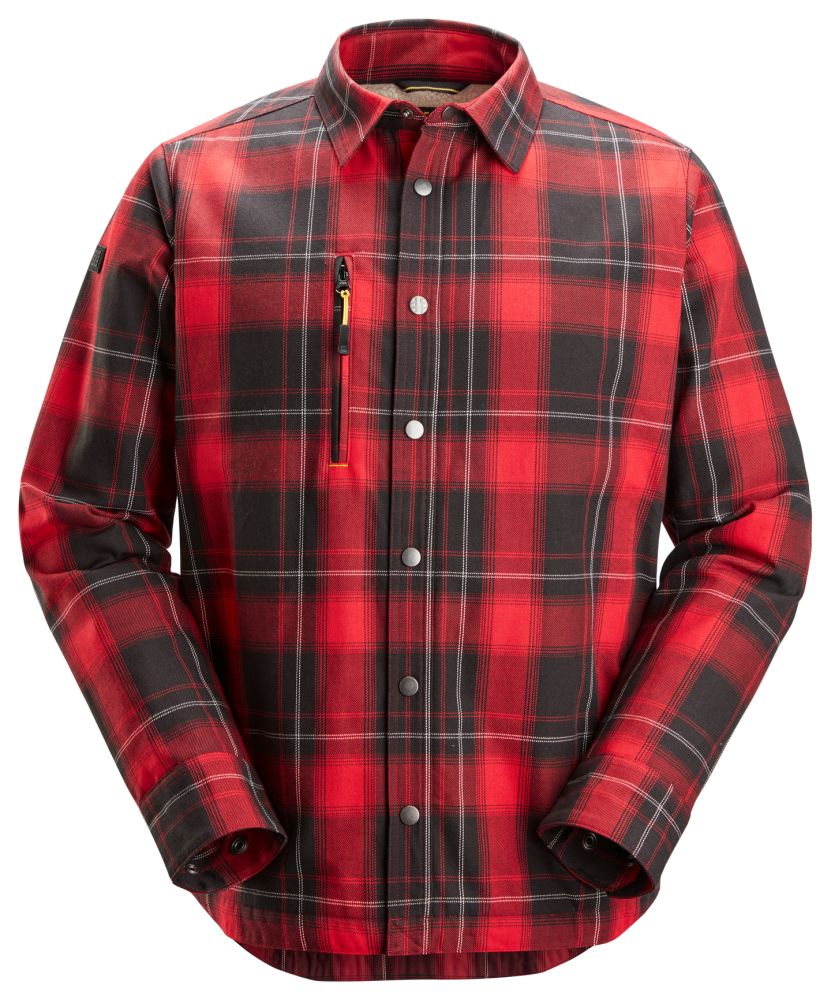 SKJORTA SNICKERS WORKWEAR FODRAD AW CHILIRÖD/, SVART STL 3XL