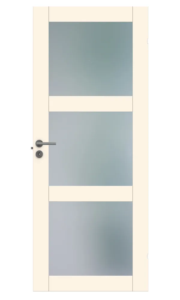 Swedoor Unique GW 03L Innerdörr vitpigmenterad ek 625x2040 mm
