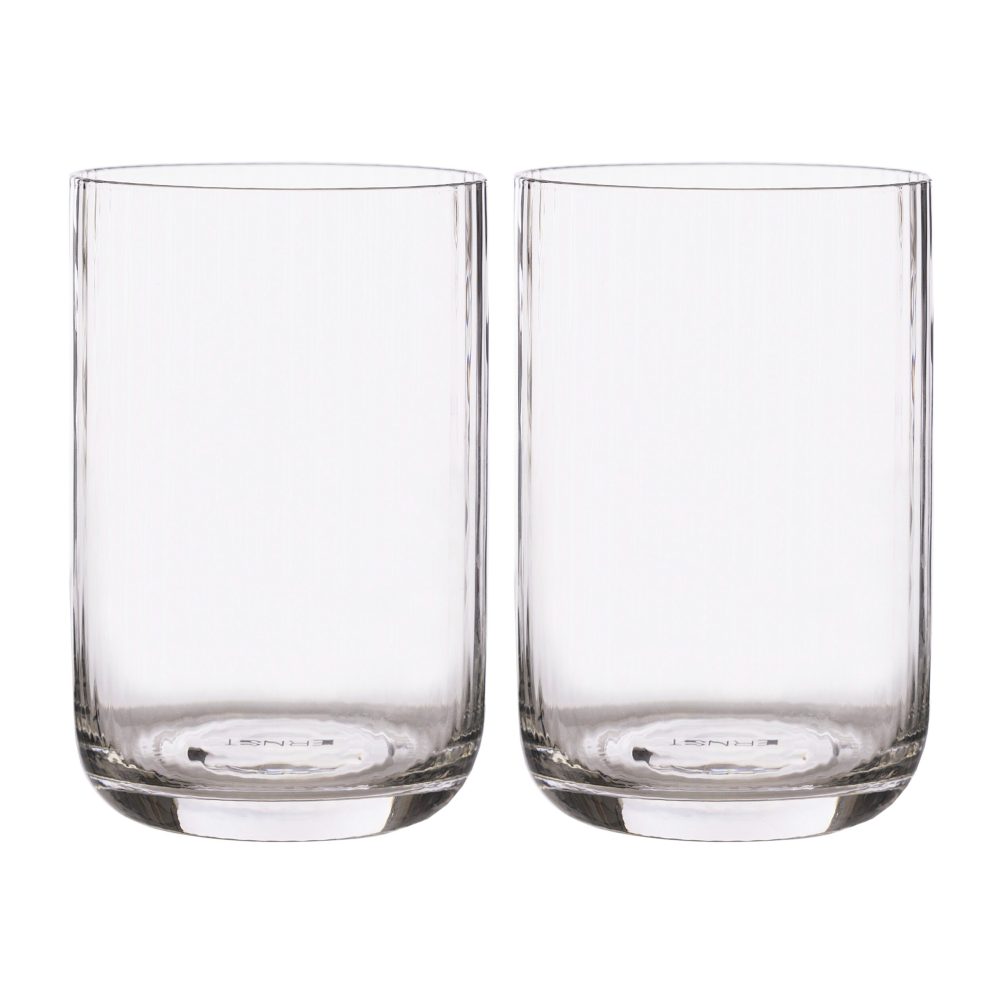 Ernst dricksglas räfflade 2-pack, 50 cl
