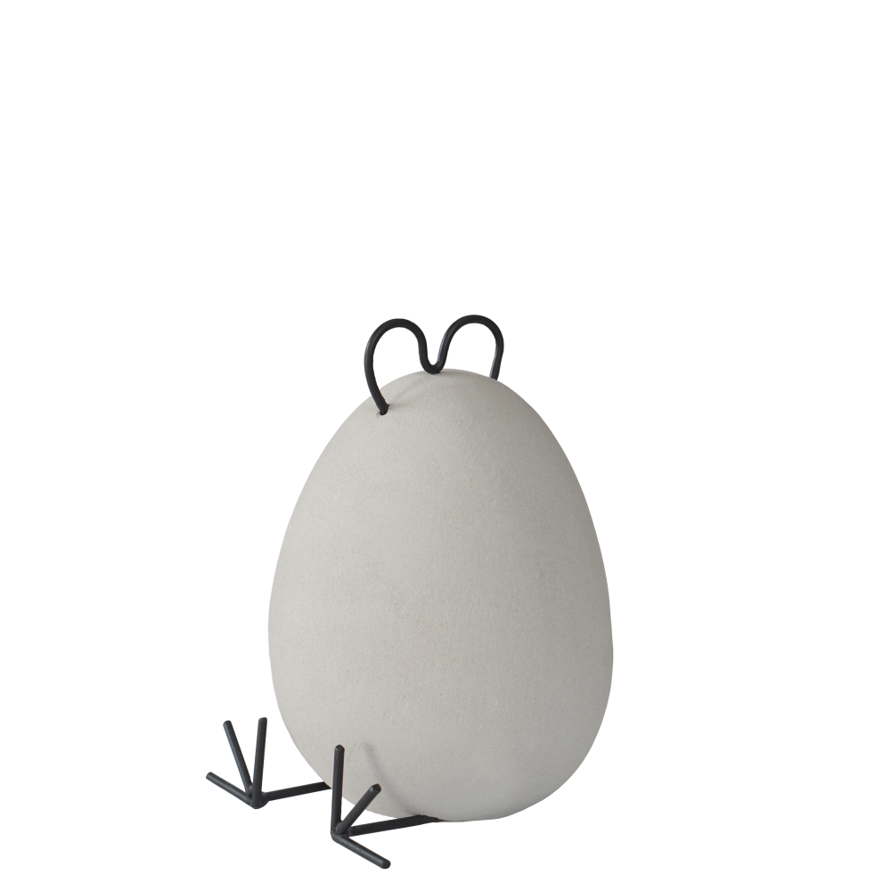 Heavy Hen påskdekoration betong, Liten