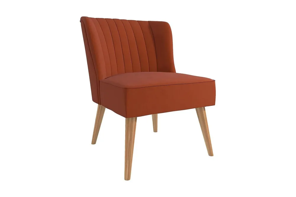 Brittany Fåtölj Linneorange