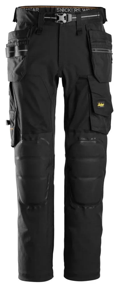 Snickers Workwear 6590-0404 AllroundWork Arbetsbyxa svart, stretch 116