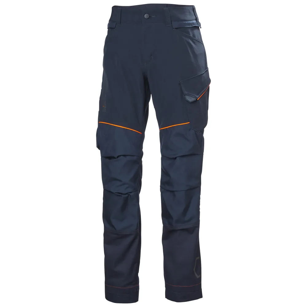 Helly Hansen Workwear Chelsea Evolution BRZ 77556_590 Arbetsbyxa marinblå/orange, connect C48