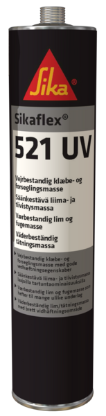 SIKAFLEX 521UV VIT 300ML LIM&FÖRSEGLINGSMASSA