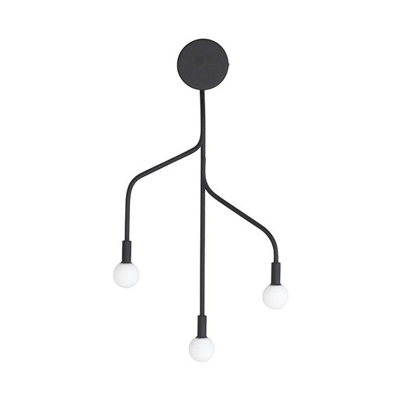 Vekst Vägglampa, Svart