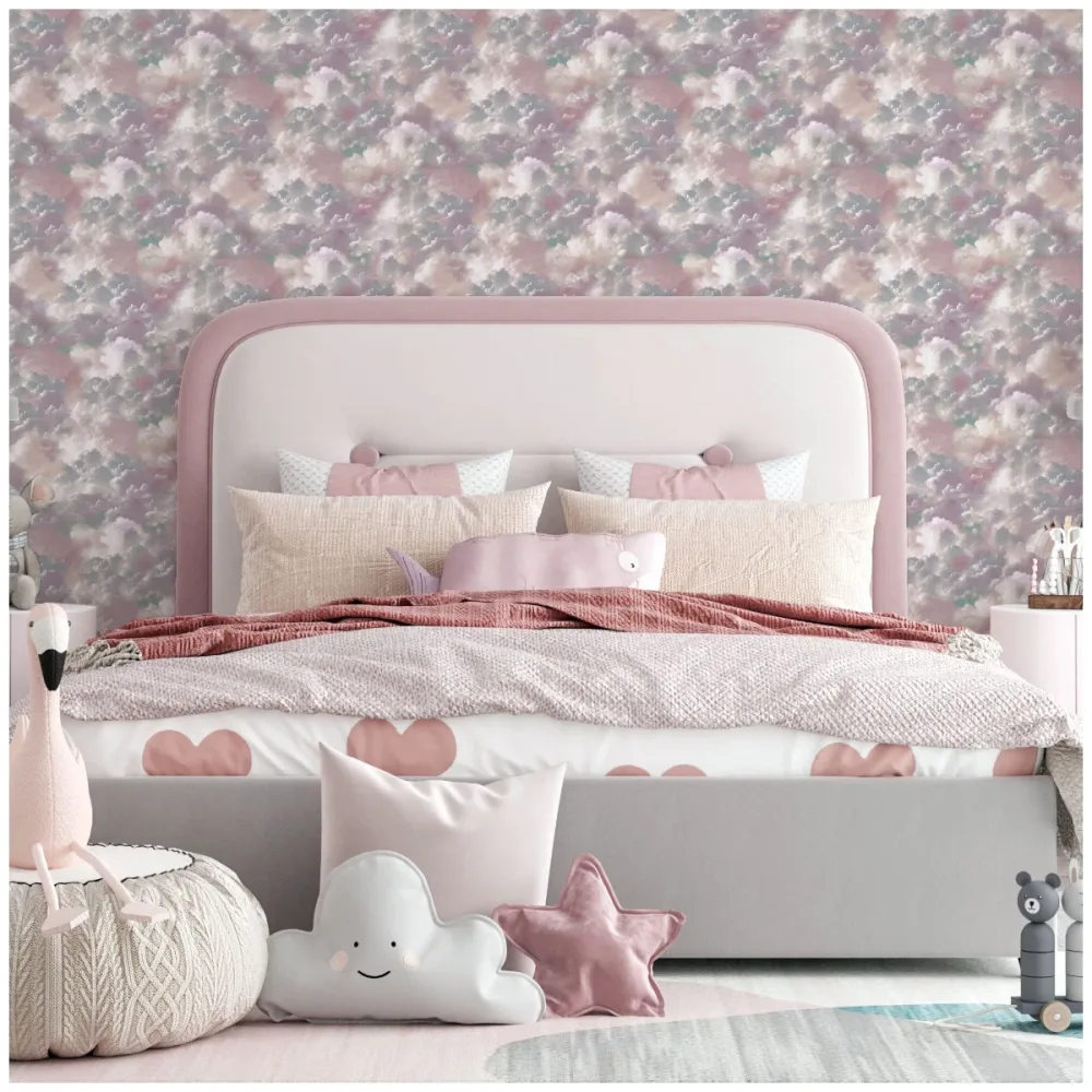 Fantasia III Vanilla Skies Pink 924508 Lila Tapet | Stuvbutiken - Bild 3