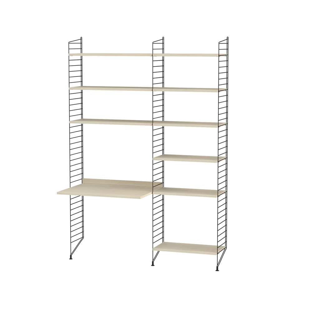 String barnrum ask & svart - Kombination D