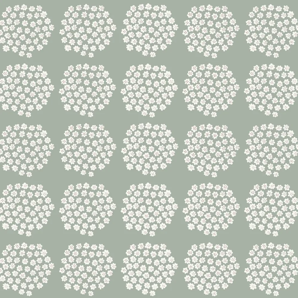 Marimekko 6 Puketti 25126 Grön Tapet - Midbec | Stuvbutiken - Bild 2