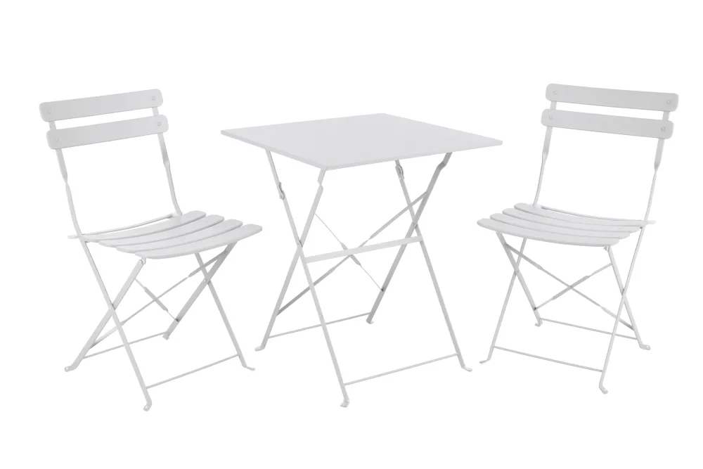 Brafab Ponte Caféset 2 stolar, 1 bord Svart