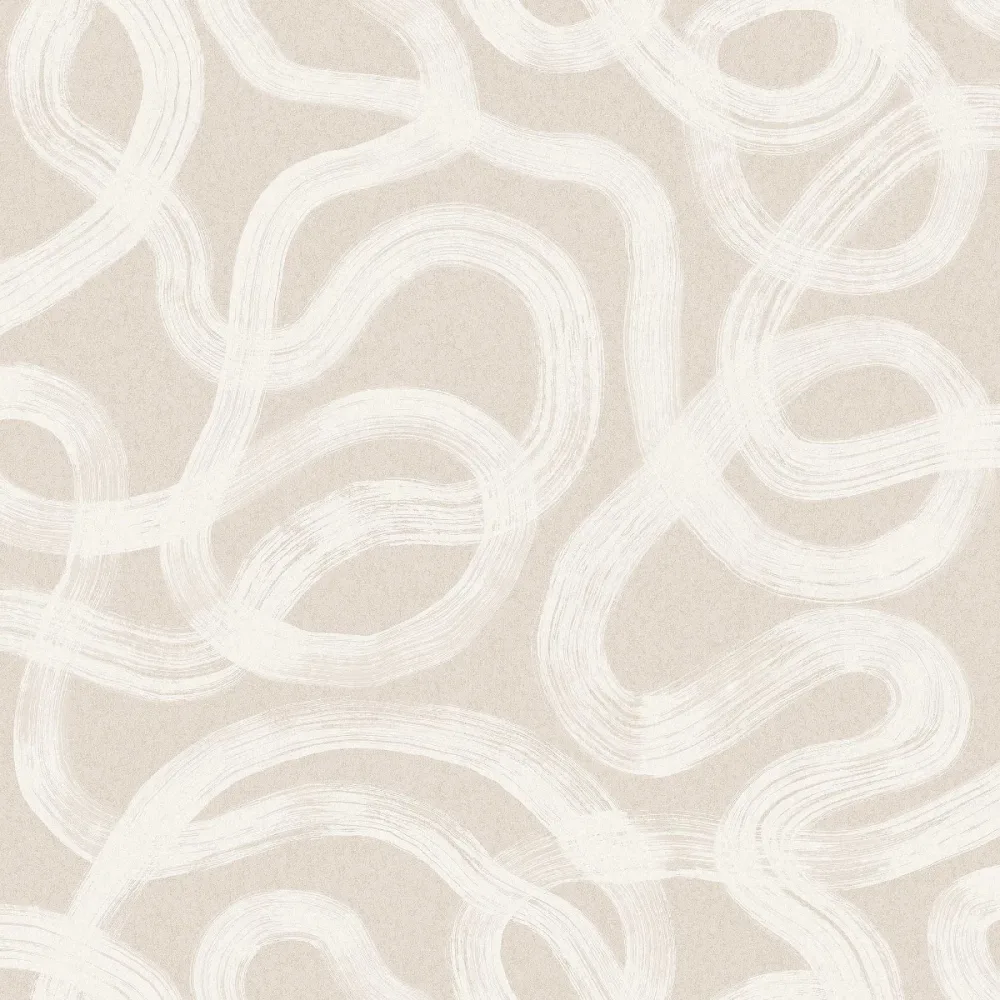 Tapet Graphics Curve 4734 Beige Grafisk