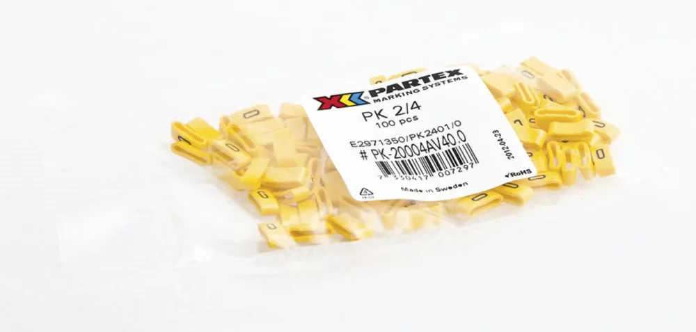 Partex PA3401/L3 Kabelmärkning L1-L3, Ø8-16 mm, 20-pack L3 - Bild 2