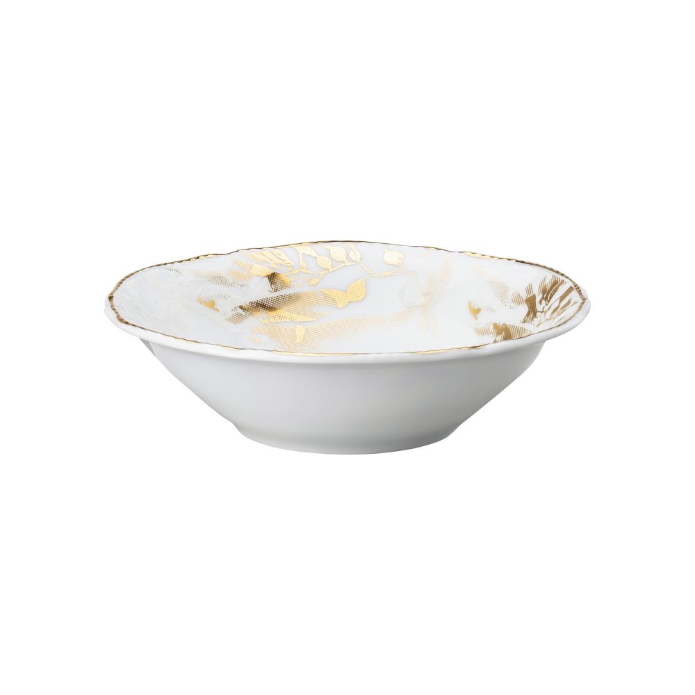Rosenthal Heritage Midas fruktskål 15 cm, Vit-guld