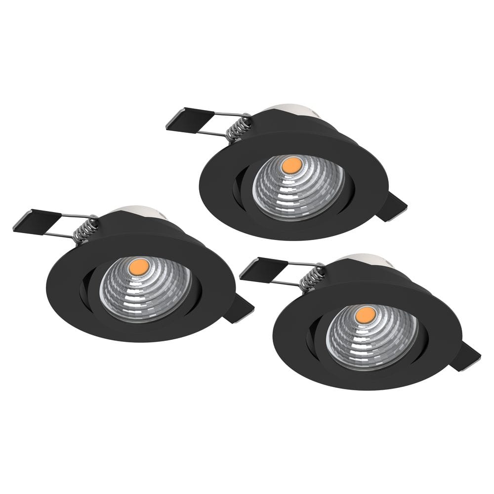 Infälld Lampa Saliceto 88 mm 4000K Set om 3