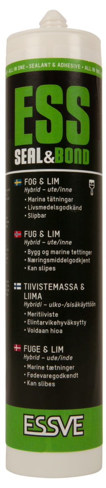 BYGGFOG ESSVE GOLV SVART PATRON, 300ML