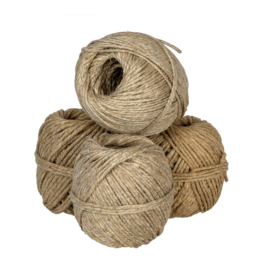 Hampgarn 2/1 2mm 500g Carlmarks