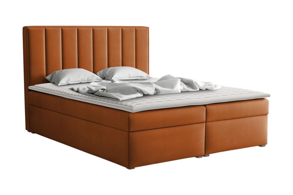 Valasco Kontinentalsäng 160x200 cm Brun/Orange
