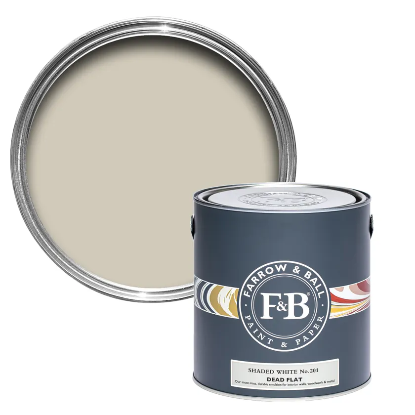 Shaded White 201 - F&B Dead Flat 2,5 L